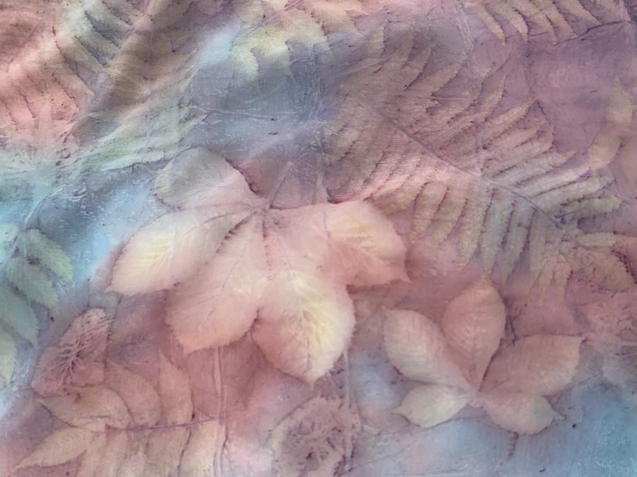 Pastel color scarf made of natural silk - Image 3