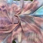 Pastel color scarf made of natural silk - Image 4