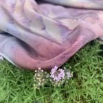 Pastel color scarf made of natural silk - Image 5