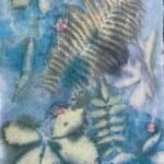 Handmade shawl of natural, wild silk