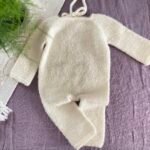 Merino and alpaca wool knitted baby set (various colors) - Image 2