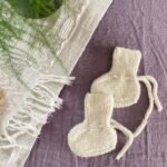 Merino and alpaca wool knitted baby set (various colors) - Image 4