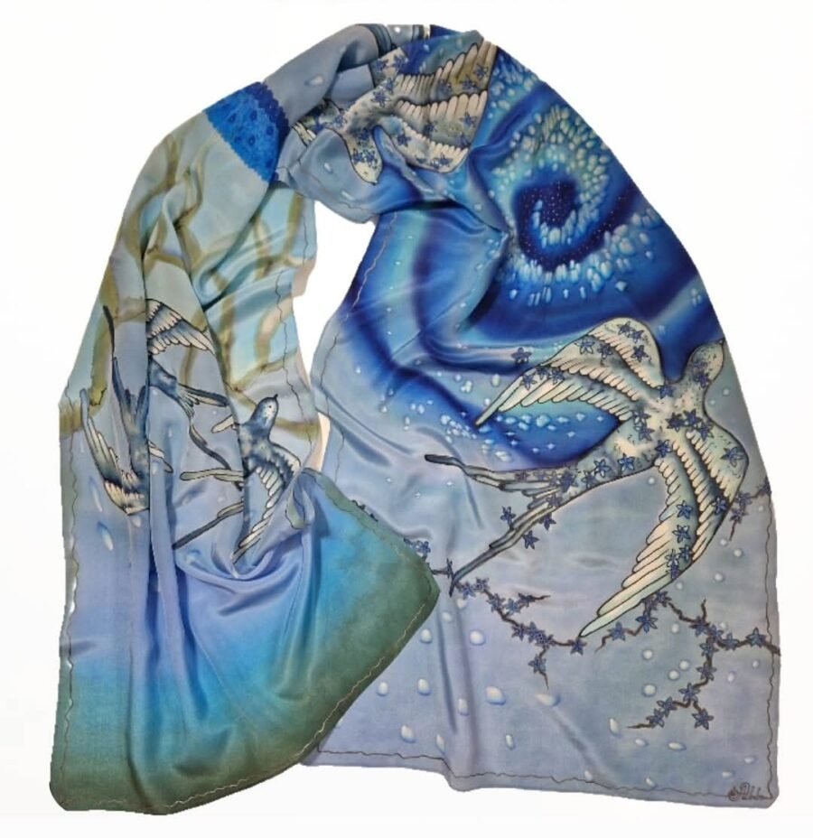 paint natural silk