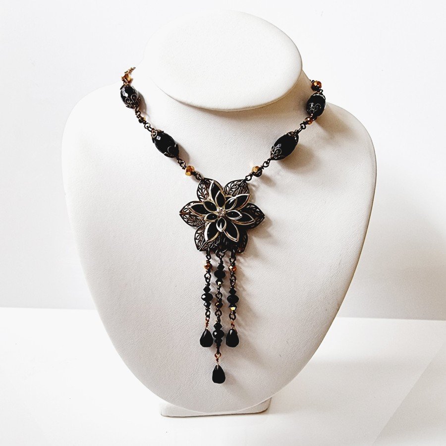 Elegant necklace made of shungite stones (Kopija) (Kopija) - Image 2