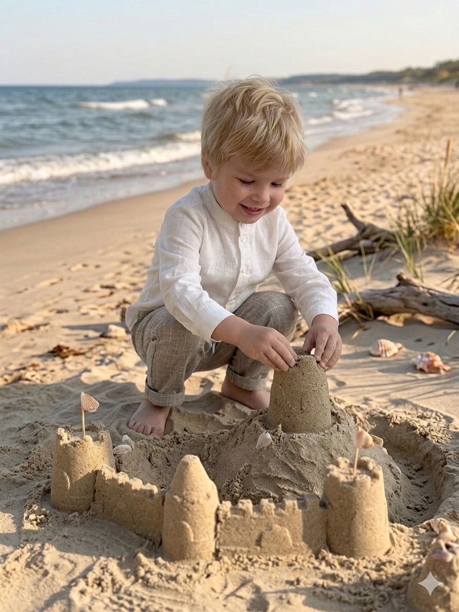 Boy's trousers and white shirt set (Kopija) - Image 3