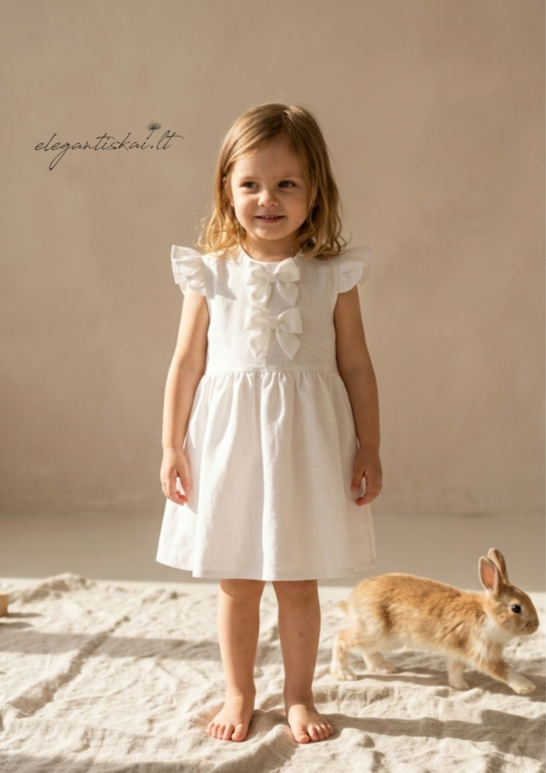 linines sukneles mergaitems